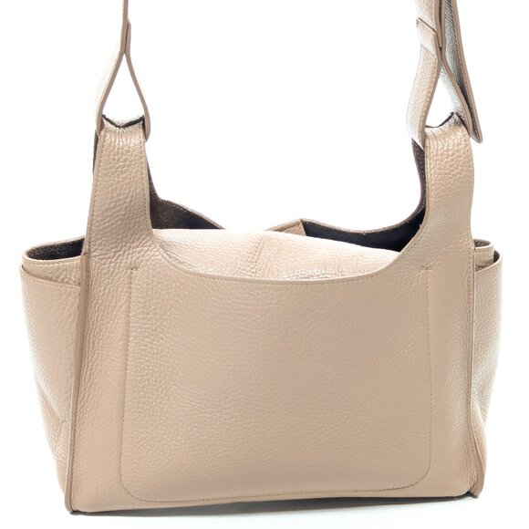 CUYANA Calfskin Soft Leather Messenger Bag - Picture 2 of 14